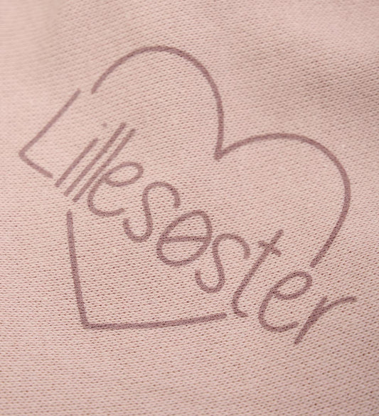 Pippi Babyslabbetje - Puntig - Misty Rose m. Kleine zus - Pippi Baby - OneSize - Kwijlsjaaltjes