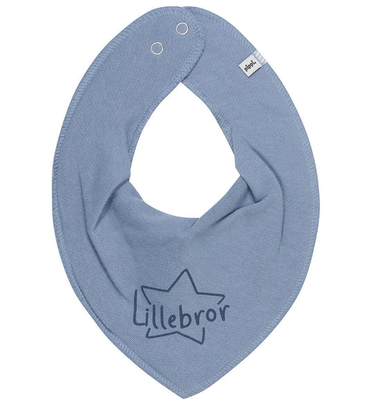 Pippi Babyslabbetje - Puntig - Dark Blue m. Kleine Broer - Pippi Baby - OneSize - Kwijlsjaaltjes