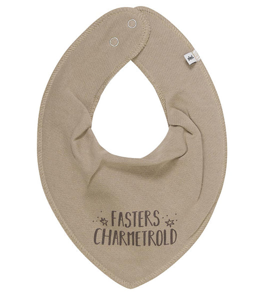 Pippi Babyslabbetje - Puntig - Silver Nerts m. Tante's charmetro - Pippi Baby - OneSize - Kwijlsjaaltjes