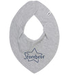 Pippi Babyslabbetje - Puntig - Grey Melange m. Grote Broer - Pippi Baby - OneSize - Kwijlsjaaltjes