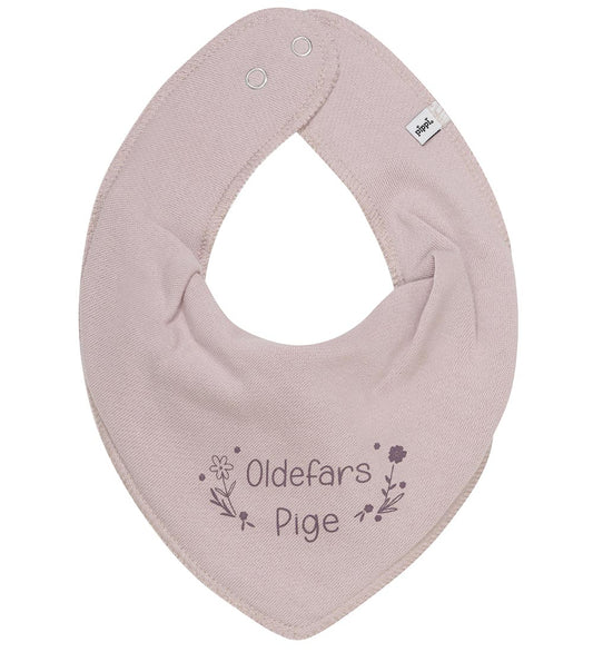 Pippi Babyslabbetje - Puntig - Violet Ice m. Overgrootvader Meis - Pippi Baby - OneSize - Kwijlsjaaltjes