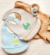 OYOY Slabbetjes - Silicone - 2 st. - Yummy+ - Minty/Camel - OYOY - OneSize - Slabbetjes