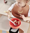 OYOY Slabbetjes - Silicone - 2 st. - Yummy+ - Caramel/Boter - OYOY - OneSize - Slabbetjes