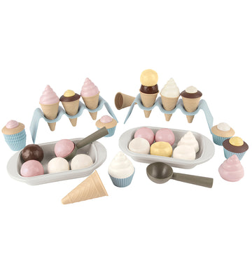 Dantoy BIO Plastic CupCake & Ijs-Set - 54 Onderdelen - Dantoy - OneSize - Speelgoedeten