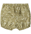Wheat Babyshort - Clarissa - Green Bloemen - Wheat - 68 - Babyshorts