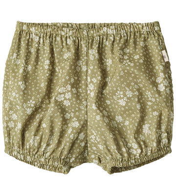 Wheat Babyshort - Clarissa - Green Bloemen - Wheat - 1 jaar (80) - Babyshorts