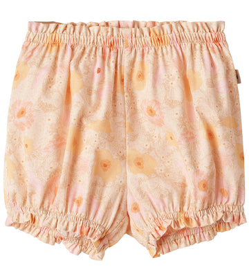 Wheat Babyshort - Angie - Alabaster Flower Bobbles - Wheat - 74 - Babyshorts