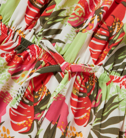 Name It Jumpsuit - NkfVinaya - Noos - Bright White/Tropical - Name It - 12 jaar (152) - Jumpsuits