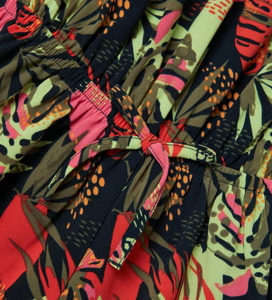 Name It Jumpsuit - NkfVinaya - Noos - Dark Sapphire/Tropical - Name It - 7 jaar (122) - Jumpsuits