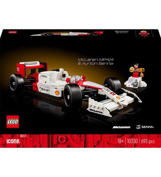 LEGO® Icons - McLaren MP4/4 en Ayrton Senna 10330 - 693 Onderdel - LEGO® - OneSize - Blokken