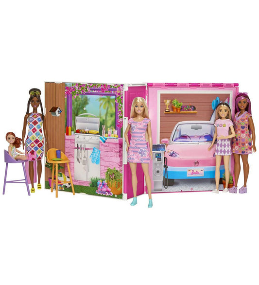 Barbie Poppenhuis m. Barbie Pop - Ontsnappingshuis - Barbie - OneSize - Poppenhuizen
