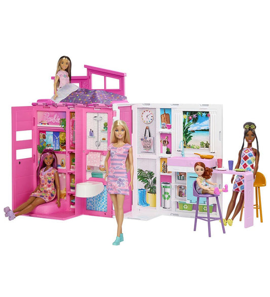 Barbie Poppenhuis m. Barbie Pop - Ontsnappingshuis - Barbie - OneSize - Poppenhuizen