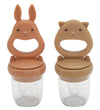 Konges Sløjd Voerbakken - 2-pack - Amandel/Terracotta - Konges Sløjd - OneSize - Food Feeders