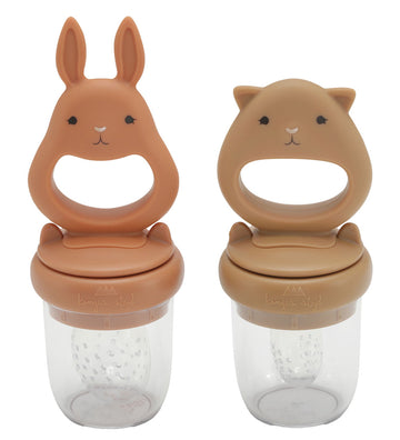 Konges Sløjd Voerbakken - 2-pack - Amandel/Terracotta - Konges Sløjd - OneSize - Food Feeders