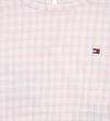 Tommy Hilfiger Set - T-Shirt/Bloomers - Ruffle Gingham - White/P - Tommy Hilfiger - 68 - Babyshorts