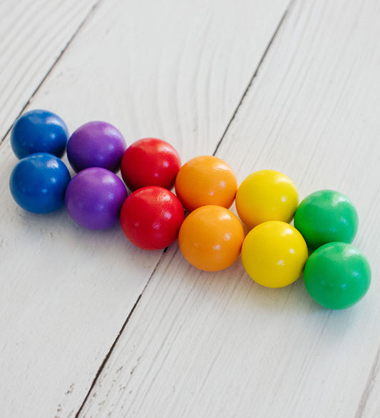 Connetix Ballen - 12-pack - Rainbow - Connetix - OneSize - Knikkerbanen