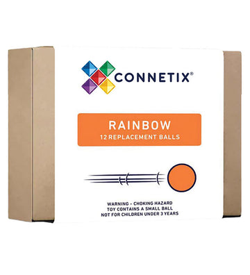 Connetix Ballen - 12-pack - Rainbow - Connetix - OneSize - Knikkerbanen