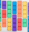 Connetix Magneetset - 18 Onderdelen - Rainbow Rechthoek - Connetix - OneSize - Magnetisch speelgoed
