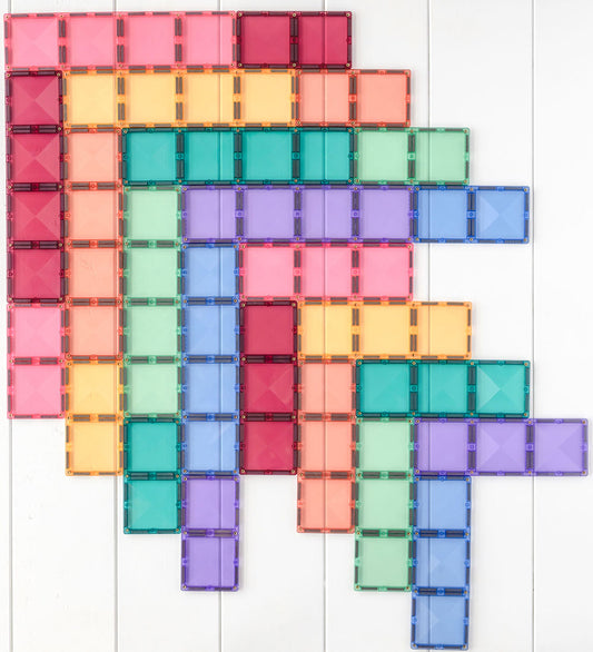 Connetix Magneetset - 24 Onderdelen - Pastel Rechthoek - Connetix - OneSize - Magnetisch speelgoed