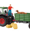 Schleich Farm World - Tractor met aanhanger - 42608 - Schleich - OneSize - Tractors