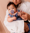 BIBS Colour Fopspenen - 2-pack - Maat 2 - Rond - Fossiel Grey m. - BIBS - 6-18 mnd - Fopspenen
