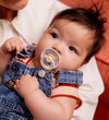BIBS Colour Fopspenen - 2-pack - Maat 1 - Rond - Ivory m. Bloeme - BIBS - 0-6 mnd - Fopspenen