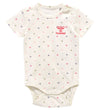 Hummel Romper s/s - hmlBeesy - Desert Rose - Hummel - 74 - Rompers Korte Mouw