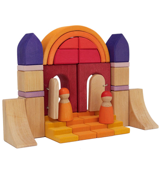 Grimms Houten Speelgoed - Bouwwereld - Desert Zand - Grimms - OneSize - Blokken