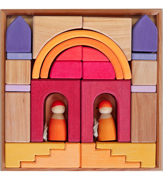 Grimms Houten Speelgoed - Bouwwereld - Desert Zand - Grimms - OneSize - Blokken