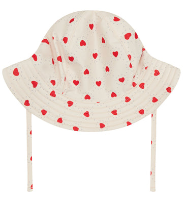 Flöss Zonnehoed - Lucy - Rouge Heart - Flöss - 48-51 cm - Zwemhoedjes