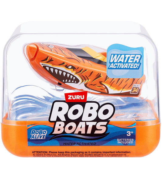 Robo Alive Badspeelgoed - Robo Boats - Assorti - Oranje/Rood/B - Robo Alive - OneSize - Badspeelgoed