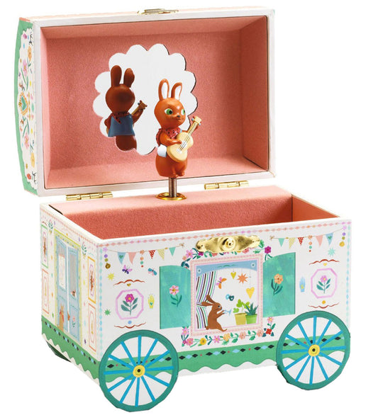 Djeco Muziekdoos - Roulotte Enchanted Caravan - Djeco - OneSize - Muziekdozen