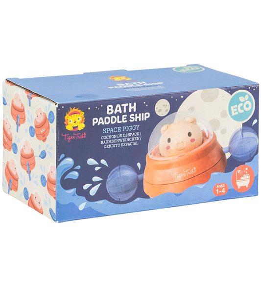 Tiger Tribe Badspeelgoed - Bath Paddle Ship - Space Piggy - Tiger Tribe - OneSize - Badspeelgoed