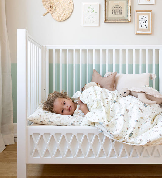 Cam Cam Wieg - Luca - 126x67,5x101,5 cm - Light Zand - Cam Cam - OneSize - Bedden