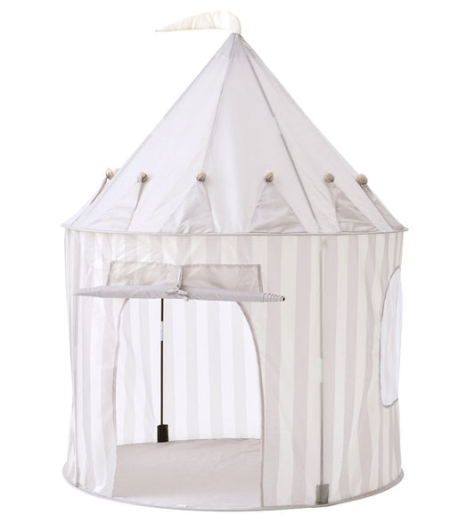 Kids Concept Speeltent - 100x130 cm - Grijs Strepen - Kids Concept - OneSize - Speeltenten