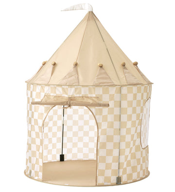 Kids Concept Speeltent - 100x130 cm - Geel Ruiten - Kids Concept - OneSize - Speeltenten
