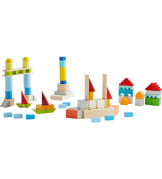 HABA Bouwblokken - Hout - Basic - 85 stk - HABA - OneSize - Blokken