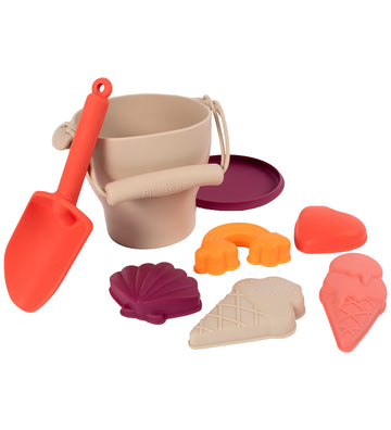Filibabba Strandset - Silicone - Strandschatten - Filibabba - OneSize - Zandspeelgoed