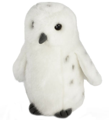 Living Nature Knuffel - 17x9 cm - Sneeuwuil - Wit - Living Nature - OneSize - Knuffels