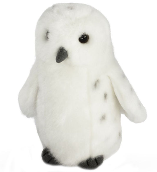 Living Nature Knuffel - 17x9 cm - Sneeuwuil - Wit - Living Nature - OneSize - Knuffels