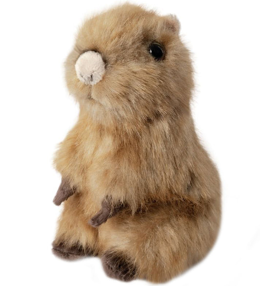 Living Nature Knuffel - 14x7 cm - Baby Capivar - Bruin - Living Nature - OneSize - Knuffels