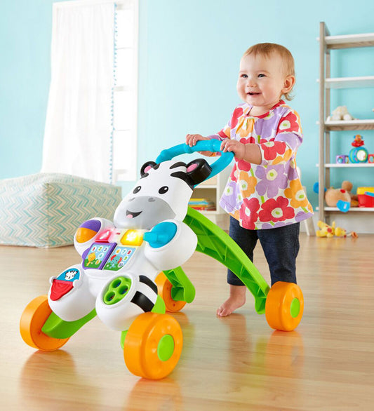 Fisher-Price Loopwagen - Leer samen met mij Zebra Walker - Fisher-Price - OneSize - Loopwagens