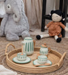 Sebra Speel Thee-Set - Hout - Classic+ White/Sage - Sebra - OneSize - Speelkeukens