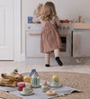 Sebra Speel Thee-Set - Hout - Classic+ White/Sage - Sebra - OneSize - Speelkeukens