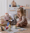 Sebra Speel Thee-Set - Hout - Classic+ White/Sage - Sebra - OneSize - Speelkeukens