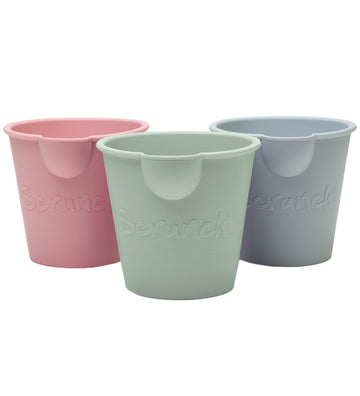 Scrunch Bath Buckets - 3-pack - Sage Green/Dusty Rose/Eendenei B - Scrunch - OneSize - Emmers