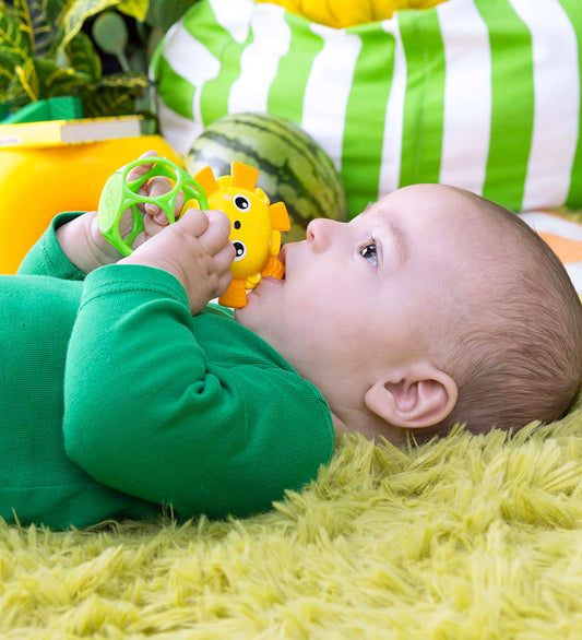 Bright Starts Activiteitenspeelgoed - Oball-Bijtring 2-pack - Bright Starts - OneSize - Activiteitenspeelgoed