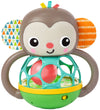Bright Starts Activiteitenspeelgoed - Haps en schudden - Aapje-O - Bright Starts - OneSize - Activiteitenspeelgoed