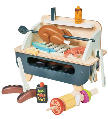 Tender Leaf Houten Speelgoed - Barbecue Grillset - Tender Leaf - OneSize - Speelkeukens