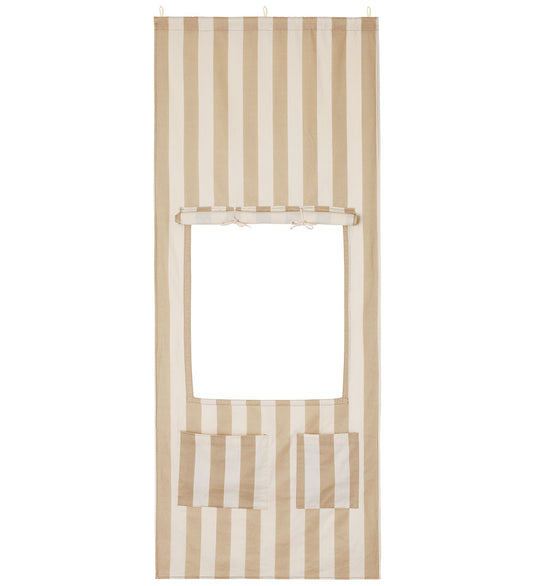 Kids Concept Kioskdeur - Stripe Beige - Kids Concept - OneSize - Speeltenten